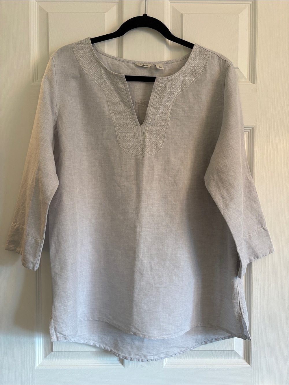 L.L.BEAN Linen and Cotton Blend Light Women’s Tunic Top or Cover Up